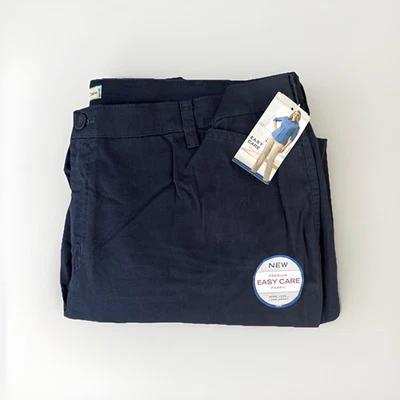 Riders By Lee Women’s Office Straight Leg Pants Sits Below Natural Waist 22W P - Image 1 of 4