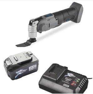 Ferrex Multitool 20v Oszillierwerkzeug mit Akku und Ladegerät - Bild 1 von 7