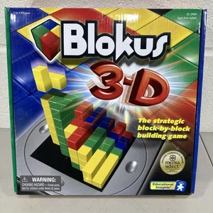 BLOKUS 3-D Juego de Construcción de Bloques Estratégicos Completo Mensa Raro - Imagen 1 de 7