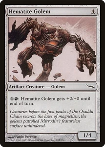 (2x) HEMATITE GOLEM - Mirrodin – MTG Magic the Gathering Card - Common - Picture 1 of 5