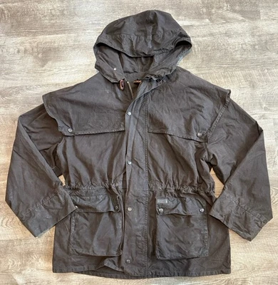 Men's Jacket Outback Sz Large Oilskin Swagman 2100 Outback Trading Co. Coat J967 - Image 1 of 4