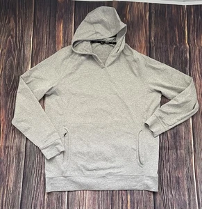 Public Rec Sudadera con Capucha Para Hombres L Gris Politano Rendimiento Elástico Pullover Informal Bolsillo - Imagen 1 de 9