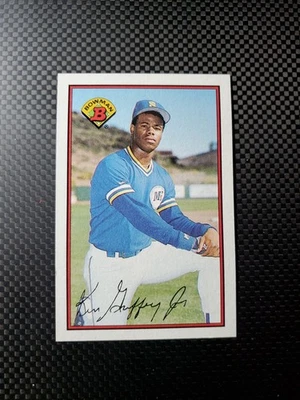1989 Bowman Ken Griffey, Jr. Коллекционные бейсбольные карточки дебютант RC NO220 Mariners почти как новые - Изображение 1 из 2