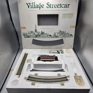 Abt. 56 Bachmann Dorf Straßenbahn Trolley Spur HO Komplettset funktionstüchtig 69 - Bild 1 von 6