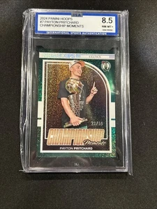 2024-25 NBA Hoops Payton Pritchard Championship Moments /99 Celtics ISA 8.5 - Picture 1 of 2