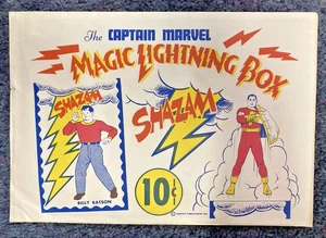 Captain Marvel's 40er Jahre Magic Lightning Box Premium Komplett & Selten - Bild 1 von 4