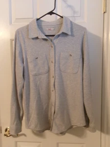 Women's Sweater/Shirt from Faherty-Size Medium-Long Sleeve-Button Front-VGUC - Picture 1 of 4