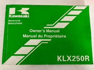 Kawasaki KLX 250R Betriebsanleitung - Bild 1 von 4