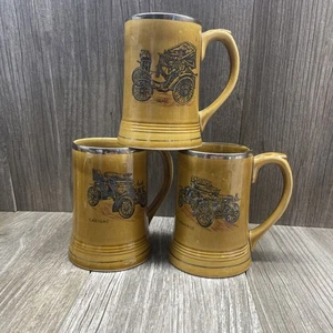 3 VTG Arnart Esquire Mugs Veteran Car Series 1, Cadillac, Olds, Benz 33/266 Cup - Picture 1 of 24