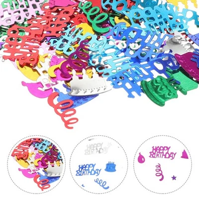 1 Bag Birthday Sequins Birthday Decoration Table Scatters birthday decoration - Image 1 of 4