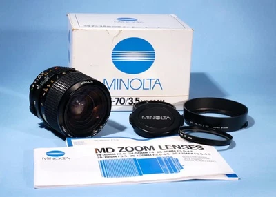 Minolta MD 35-70mm Constant f/3.5 Macro Zoom Lens * Excellent & Fully Working - Image 1 of 4