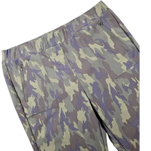 Lane Bryant Plus Size 16 Camo High Rise Pull On Slim Ankle Pants Stretch Nylon - Picture 1 of 12