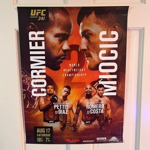 UFC 241 Cormier v Miocic Pettis v Diaz Romero v Costa Promo Fight Poster 18 x 24 - Picture 1 of 1