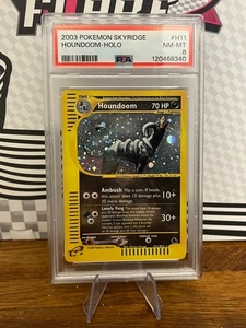 2003 Pokémon TCG Houndoom Skyridge Holo PSA 8 #H11 - Bild 1 von 2