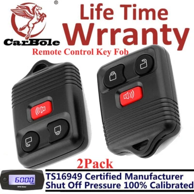 2 PIEZAS Llavero de coche con control remoto de entrada sin llave para Ford E-150 E-350 F-150 Mazda Foto 1 de 4