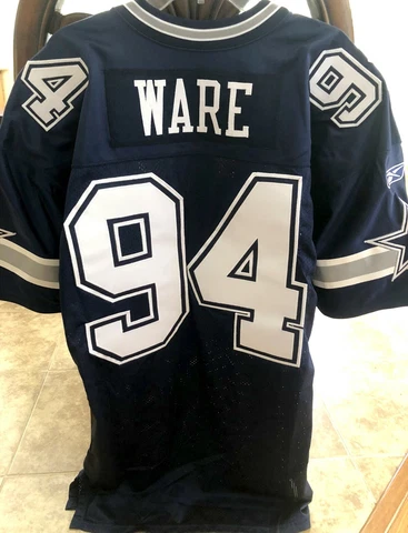 DeMarcus Ware Dallas Cowboys 2005 ROOKIE authentic Reebok game model blue jersey Cover