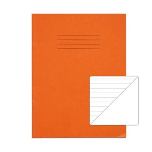 Rhino 9 x 7 A5+ Exercise Book 48 Page Feint Ruled 8mm With Plain Rever - Picture 1 of 3