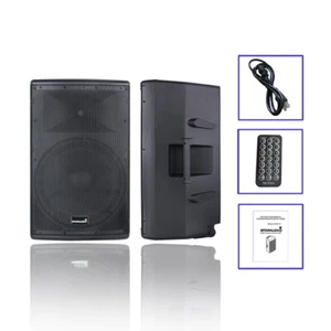 15" Active DJ Speaker PA 4000W Powered Karaoke Speaker Stage Audio KTV Speaker - Picture 1 of 21