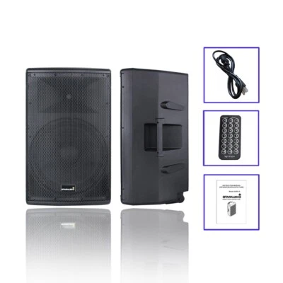 15" Active DJ Speaker PA 4000W Powered Karaoke Speaker Stage Audio KTV Speaker - Image 1 of 4