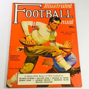 VTG Illustrated Football Annual Magazine 1935 - Francis Powers & Braven Dyer - Picture 1 of 7