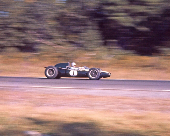 1961 Cooper T58 JACK BRABHAM 8x10 Photo Watkins Glen Poster Print US Grand Prix - Image 1 of 1
