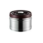 Stainless Steel Airtight Coffee Container Storage Canister Sealed Jar Organizer