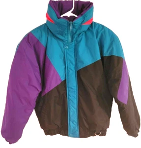Vintage Credentials Jugend Skijacke Gr. L, Indie 80er-90er Jahre, mehrfarbig - Bild 1 von 5