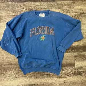 Vintage Florida Gators Crewneck Team Apparel Made In USA Size: L - Picture 1 of 10