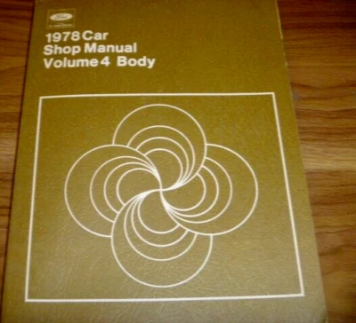 1978 Ford LTD Country Squire Wagon BODY Shop Service Repair Manual Vol 4 - Image 1 of 2