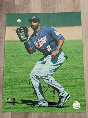 Archivo de fotos firmado por Denard Span 11x14 certificado de autenticidad Minnesota Twins Giants Nacionales Rays Foto 1 de 2