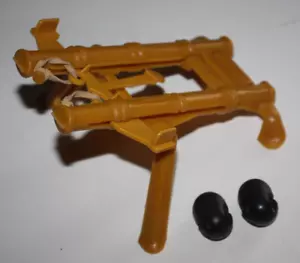 Vintage Big Jim Jungle Adventure Net Launcher e 2 pesi giocattolo Mattel anni 70 - Foto 1 di 8