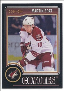 MARTIN ERAT 2014-15 OPC O-Pee-Chee BLACK RAINBOW x/100 #245