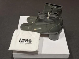 MM6 MAISON MARGIELA Short boots 37 size olive color New with box - Picture 1 of 10