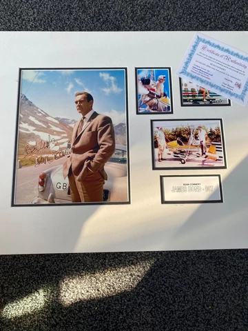 Sean Connery Hand Signed Photograph You Only Live Twice  Montage with COA Cover