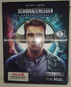 Terminator 2 & Total Recall Target Exclusive SteelBook Blu-ray + Digital -F9 - Picture 1 of 4