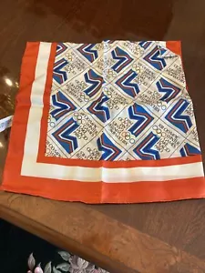 Vintage Official 1980 Lake Placid Olympics Scarf made In Japan - Picture 1 of 4