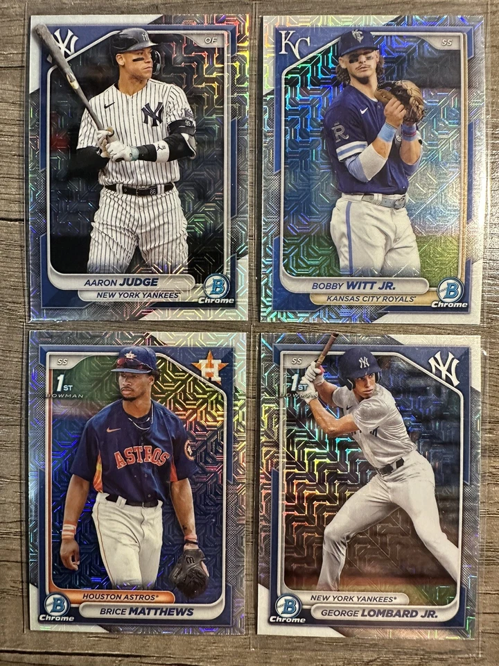 2024 Bowman Mega Box Chrome Mojo Refractors Vets / RC's / Prospects,  You Pick - Image 1 of 1