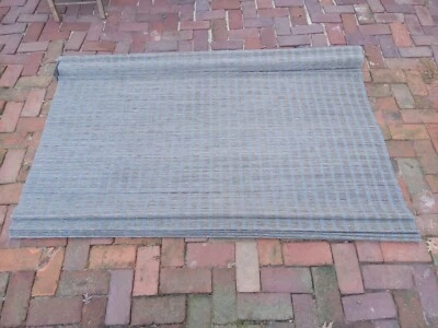 Nuevo 70 1/2 x 70 1/4 ” horizonte romano tejido madera hierba sombra hecho a mano caja abierta Foto 1 de 4