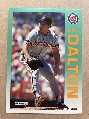 1992 Fleer - #131 Mike Dalton (RC) - Image 1 of 2
