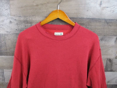LL Bean Sweater Mens XL Red Wool Blend Crewneck Long Sleeve Pullover Outdoor - Image 1 of 4