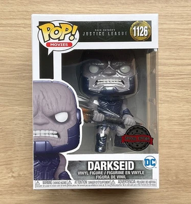 Funko Pop Zack Snyder's Justice League Darkseid Metallic #1126 + Free Protector - Image 1 of 4