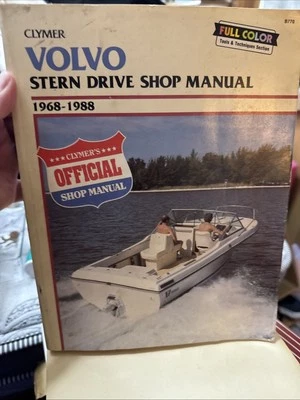 Manual de reparación de taller original Clymer Volvo Stern Drive 1968-1988  Foto 1 de 2
