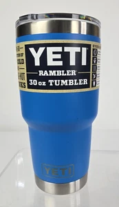 YETI 30 oz. Rambler Tumbler with MagSlider Lid Big Wave Blue NEW - Picture 1 of 6