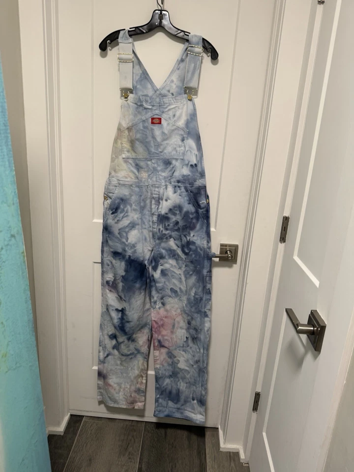 Free People扎染Dickies连体裤 — 第 1/4 张图片