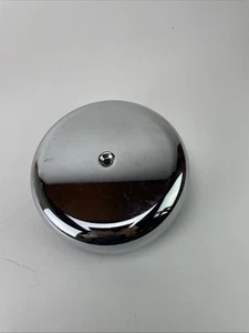 HARLEY DAVIDSON AIR FILTER COVER CHROME 6 1/4” w lightly used filter 29244-08 - Picture 1 of 4