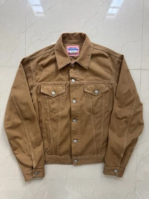 Acne Studios 1998 Caramel Twill Jacket B90283 Made In Italy Men’s Size Medium - Image 1 of 4