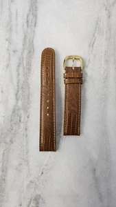Vintage 18mm Lizard Leather Disney Watch Band - Picture 1 of 3
