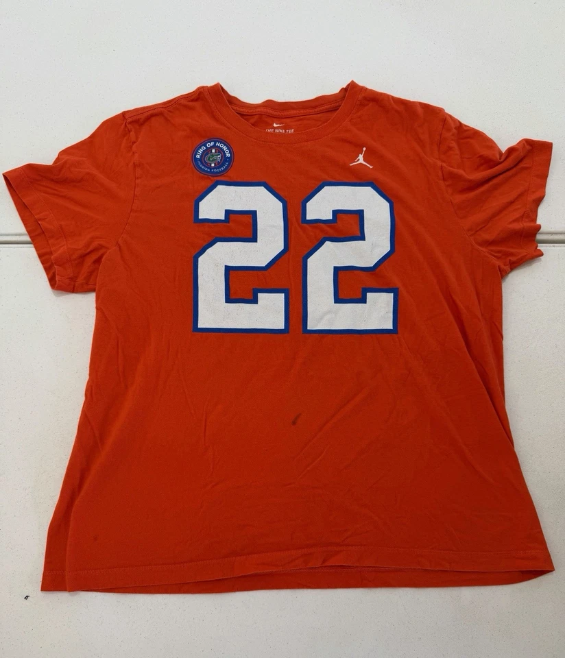 Camiseta Florida Gators #22 Anillo de Honor Jordan para hombre talla L naranja Nike Foto 1 de 4