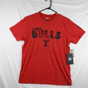 Camiseta Chicago Bulls Para Hombres XL Roja NBA Baloncesto Bull Logo Camiseta 47 Marca Windy City - Imagen 1 de 10