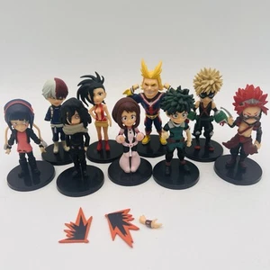 MY HERO ACADEMIA Figure Lot of 9 Bakugo All Might Deku Ochaco Shota Kyoka Eijiro - Picture 1 of 11